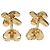 Orecchini a perno in oro giallo 18K con cucitura a croce Tiffany & Co. - vista 3