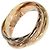Anello Trinity Cartier in oro rosa bianco e giallo 18K
