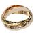 Anello Trinity Cartier in oro rosa bianco e giallo 18K - vista 3
