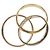 Anello Trinity Cartier in oro rosa bianco e giallo 18K - vista 5
