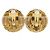 Vintage Matelassé Gold Clip Ohrringe von Chanel Golden - Ansicht 3