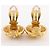 Vintage Matelassé Gold Clip Ohrringe von Chanel Golden - Ansicht 4
