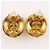 Vintage Matelassé Gold Clip Ohrringe von Chanel Golden - Ansicht 5