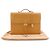 Borsa da lavoro Depeche 38 di Hermès Marrone Giallo - vista 18