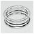 Bulgari Anello B.ZERO1 3 bande in oro bianco 18K Bvlgari - Ansicht 5