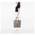 Borsa Tote Verticale GG Supreme Extra Large Beige di Gucci - vista 7