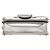 Prada Silberne Saffiano-besetzte Metallic Vitello Cahier Tasche - Ansicht 3