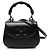 Bamboo Borsa Gucci Mini in pelle di vitello nera 1947 con manico in bambù Nero