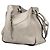 Borsa Hammock in pelle di vitello granata marrone LOEWE Beige - vista 2