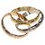 Anello Cartier Trinity in oro rosa bianco e giallo 18K - vista 6
