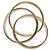 Anello Cartier Trinity in oro rosa bianco e giallo 18K - vista 7