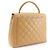Borsa a Mano Chanel Matelassé in Beige - vista 3