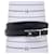 Bracciale Lungo Hapi 3 di Hermès Nero  - vista 6