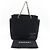 Borsa Tote in Jersey Nero con Catena Chanel - vista 18
