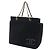 Borsa Tote in Jersey Nero con Catena Chanel - vista 2