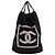 Zaino in cotone nero Chanel