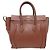 Céline BORSO A MANO CELINE LUGGAGE MEDIO IN PELLE MARRONE - vista 2