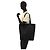 Céline Sac cabas vertical en toile Celine Noir - vue 5