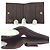 Billetera compacta de piel de cordero matelassé Chanel Negro - vista 8