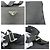 Bolsa de ombro Prada em nylon tessuto com logo triangular Preto - vista 8