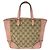 Gucci GG Canvas Leder Tragetasche Braun Beige - Ansicht 2