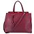 Fendi Lederhandtasche Rot Bordeaux