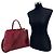 Fendi Lederhandtasche Rot Bordeaux - Ansicht 2
