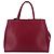 Fendi Lederhandtasche Rot Bordeaux - Ansicht 3