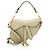 Sac Micro Saddle en Peau de Chèvre Dior Vert