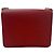 Bolsa de ombro de couro entrelaçado Gucci Vermelho - vista 2