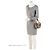 Chloé Bolso de Hombro Tess Small de Piel de Ternera Chloe Gris - vista 5