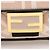 Fendi FF Bestickte Canvas Baguette Schultertasche Schwarz - Ansicht 9
