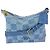 Borsa hobo Vagabond in denim Damier Louis Vuitton Blu