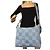 Borsa hobo Vagabond in denim Damier Louis Vuitton Blu - vista 10
