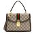 Gucci GG Supreme Ophidia Padlock Medium Borsa a Mano Marrone Beige