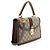 Gucci GG Supreme Ophidia Padlock Medium Borsa a Mano Marrone Beige - vista 2