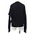 Cardigan in seta e cashmere Hermès 36 Nero - vista 2