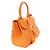 Borsa Delvaux Brillant Rodeo in vitello Arancione - vista 2