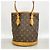 Borsa Tote Bucket PM Monogram Louis Vuitton Marrone - vista 10