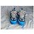 Sneakers Louis Vuitton blu decorate con strass Grigio Blu chiaro - vista 3