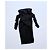 Autre Marque Misha Collection Trägerloses Midi Kleid Schwarz - Ansicht 2