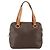 Céline Sac à main en toile Macadam CELINE en cuir PVC marron doré Auth ka3766 - vue 2