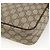 Gucci Borsa a spalla GG Supreme PVC Beige Oro 233268 Auth BAZ504 D'oro - vista 16