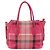 Autre Marque CB CHECK TASCHEN AUS CANVAS UND LEDER BLUE LABEL CRESTBRIDGE 2-WAY ROSA GOLD Auth 174708A Pink Golden - Ansicht 2