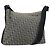 Borsa a Spalla in Tela Trotter Christian Dior Navy Argento Auth YKZ111 Blu navy