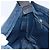 Borsa a Spalla in Tela Trotter Christian Dior Navy Argento Auth YKZ111 Blu navy - vista 19