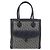 Borsa tote in tela Trotter Christian Dior blu navy e oro Auth ka3763 D'oro - vista 13