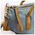 PRADA Handtasche Nylon 2-Wege Hellblau Silber Auth INZ088 - Ansicht 10
