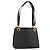 Borsa Tote Gancini in pelle nera e oro Salvatore Ferragamo Auth YKZ727
