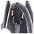 Borsa Tote Gancini in pelle nera e oro Salvatore Ferragamo Auth YKZ727 - vista 19